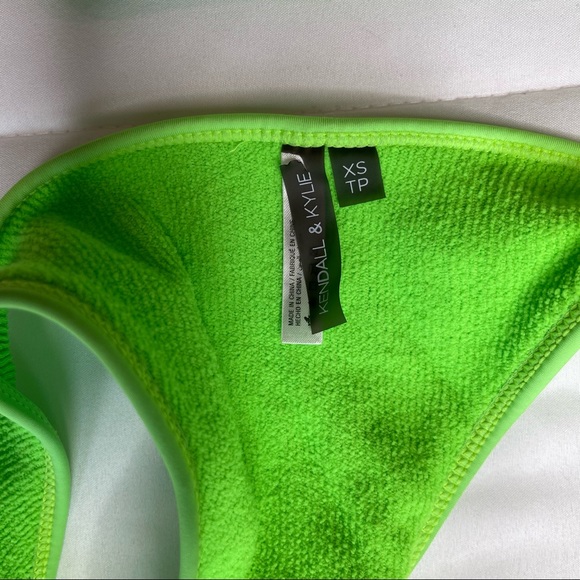 Kendal and Kylie Trendy Green Bathing Suit Set - Picture 4 of 6